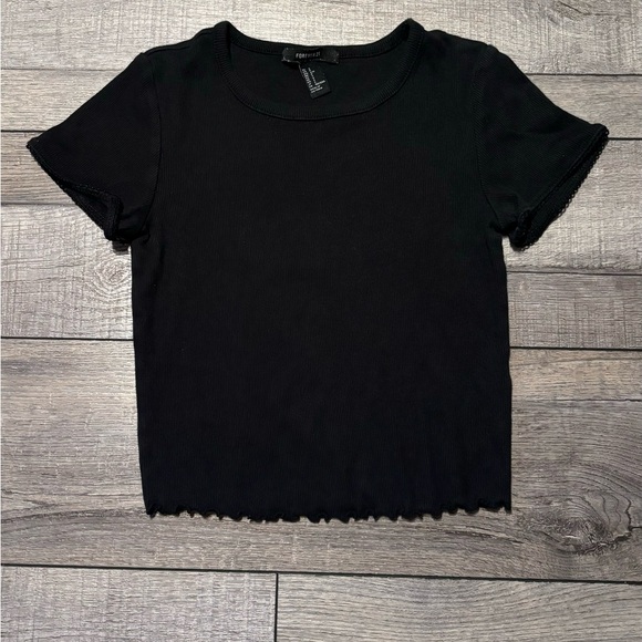 Black Baby Tee - Picture 1 of 5